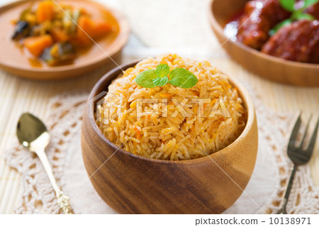 Indian meal biryani rice Indian meal biryani rice 10138971