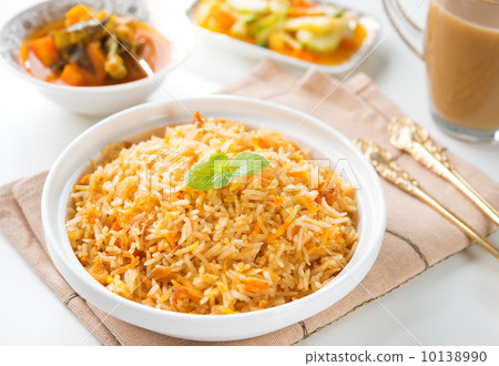 Indian vegetarian biryani rice Indian vegetarian biryani rice 10138990