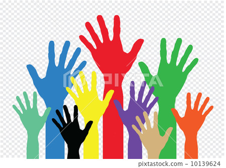 Background colorful silhouette hands design Background colorful silhouette hands design 10139624