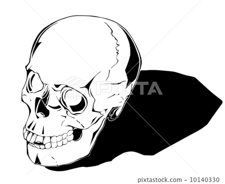 Comic human skull Comic human skull 10140330