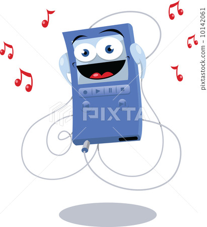 Funny Blue Mp3 Player 10142061