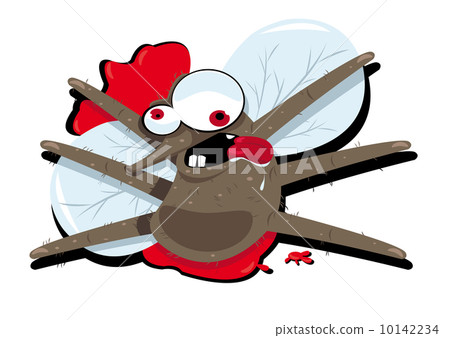 Funny Splatted Mosquito 10142234