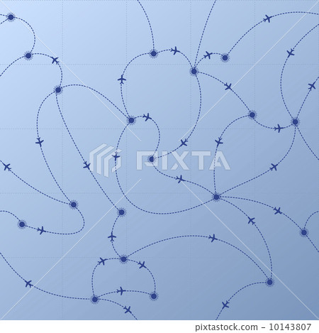 flightroute pattern flightroute pattern 10143807