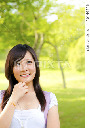College student having a thought College student having a thought 10144596
