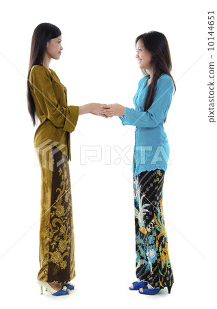 Asian girls greeting Asian girls greeting 10144651