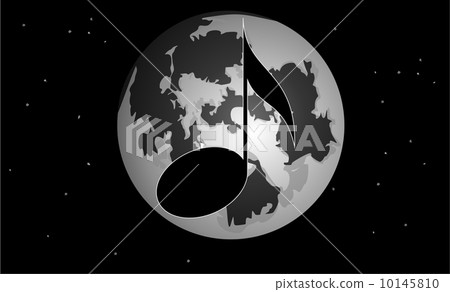 Moon and note Moon and note 10145810