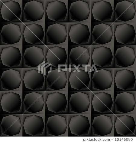 Geometric seamless monochrome background 10146090