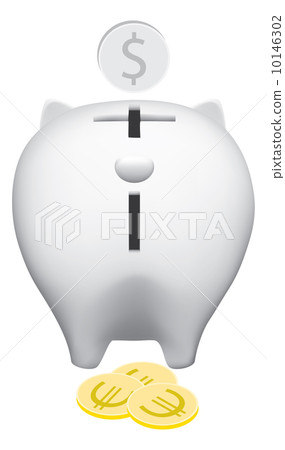 Piggy bank back Piggy bank back 10146302