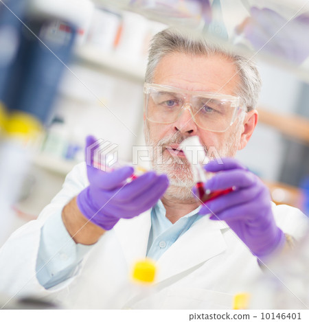 Life scientist researching in the laboratory. 10146401