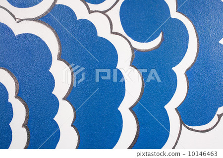 Abstract cloud on wall 10146463