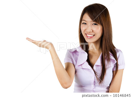 Young woman gesturing. 10146845