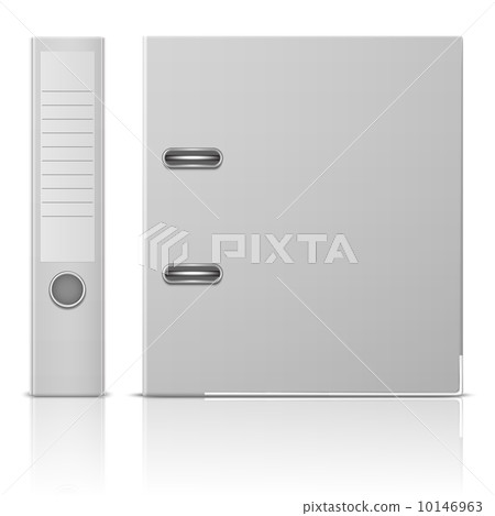 Office binder, back and side view. Office binder, back and side view. 10146963