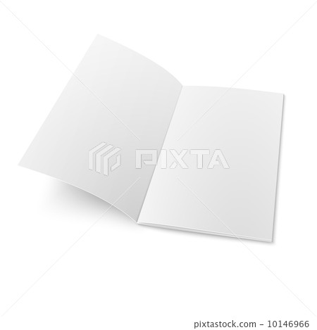 Booklet template on white background. 10146966