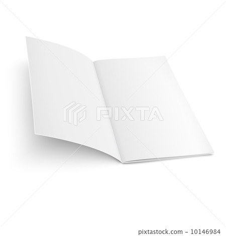 Brochure template on white background. Brochure template on white background. 10146984