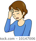 Headache female illustration 10147006