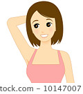 Waki hair removal woman illustration 10147007
