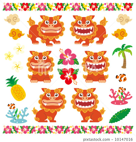 Shisa Okinawa Illustration 10147016