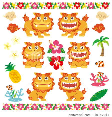 Shisa Okinawa Illustration 10147017