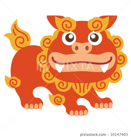 Cute Shisa Okinawa Illustration 10147403