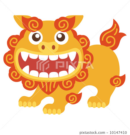 Shisa Okinawa Illustration 10147410