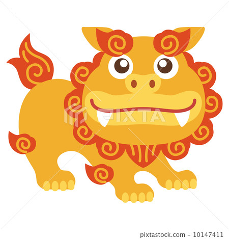 Shisa Okinawa Illustration 10147411