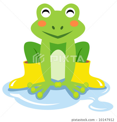 Rain frog with boots - Stock Illustration [10147912] - PIXTA