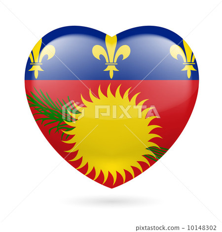 Heart icon of Guadeloupe Heart icon of Guadeloupe 10148302