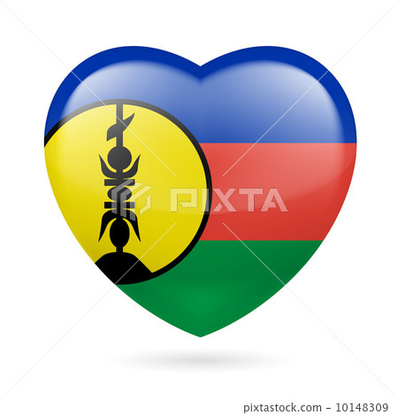 Heart icon of New Caledonia 10148309
