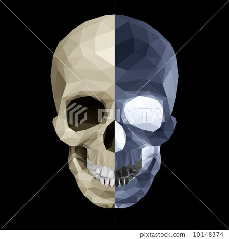 Crystal skull in two colors Crystal skull in two colors 10148374