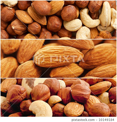 Nuts background set Nuts background set 10149184