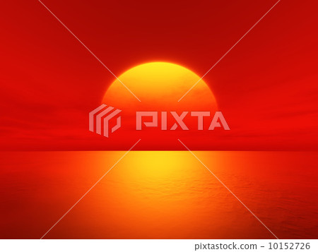 sunset over ocean 10152726
