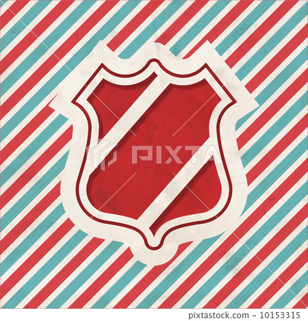 Security Concept on Retro Striped Background. Security Concept on Retro Striped Background. 10153315