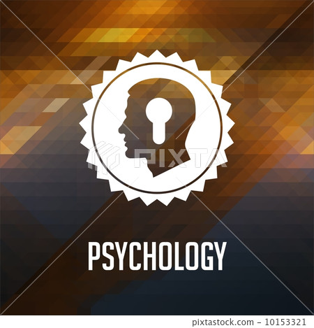 Psychological Concept on Triangle Background. Psychological Concept on Triangle Background. 10153321