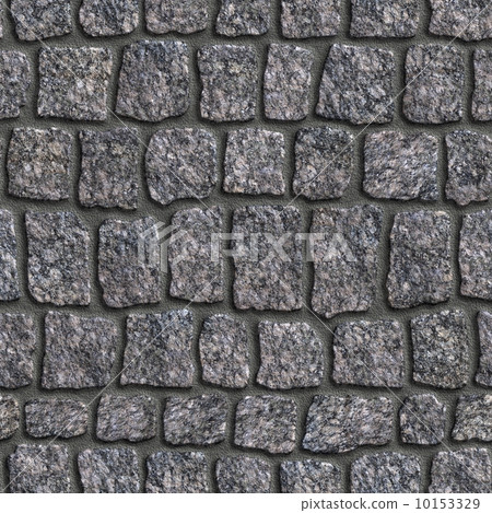Granite Sett. Seamless Tileable Texture. 10153329