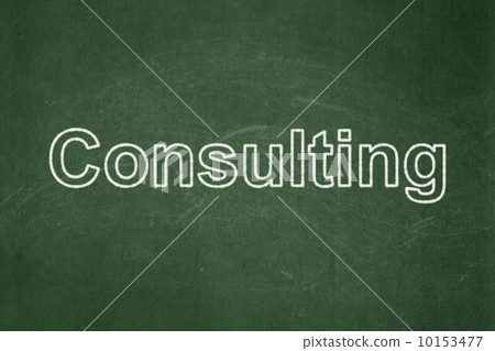 Finance concept: Consulting on chalkboard background Finance concept: Consulting on chalkboard background 10153477