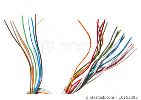 colorful electrical wires 10153688