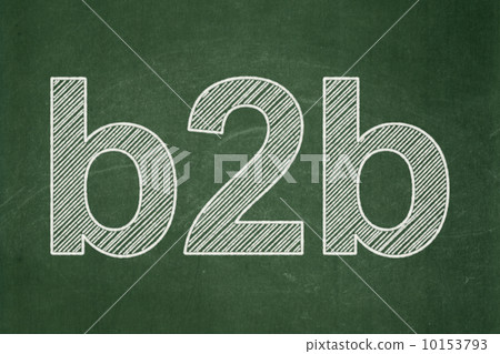 Finance concept: B2b on chalkboard background Finance concept: B2b on chalkboard background 10153793