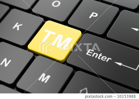 Law concept: Trademark on computer keyboard background Law concept: Trademark on computer keyboard background 10153988