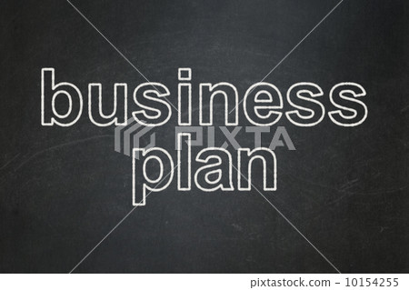 Finance concept: Business Plan on chalkboard background Finance concept: Business Plan on chalkboard background 10154255