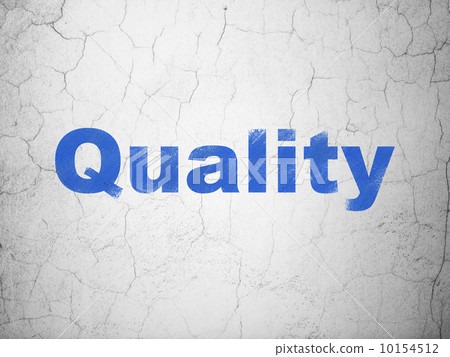 Marketing concept: Quality on wall background 10154512