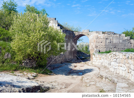 Chufut Kale ancient cave settlement (Crimea, Ukraine). Chufut Kale ancient cave settlement (Crimea, Ukraine). 10154565