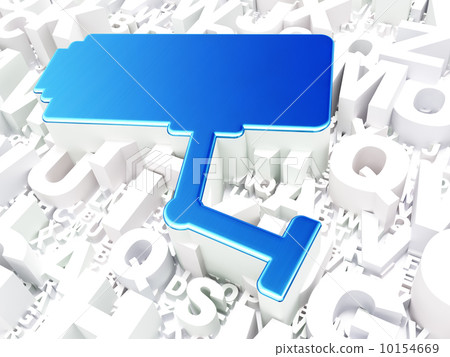 Privacy concept: Cctv Camera on alphabet background 10154669
