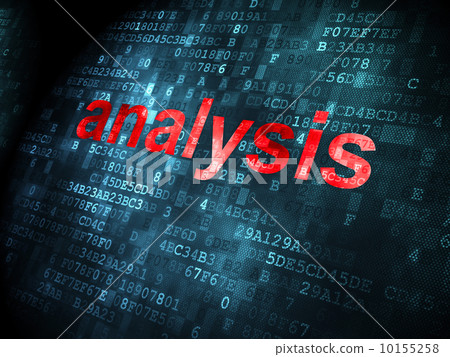 Marketing concept: Analysis on digital background 10155258