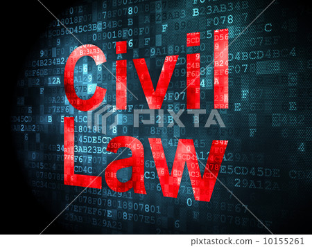 Law concept: Civil Law on digital background Law concept: Civil Law on digital background 10155261