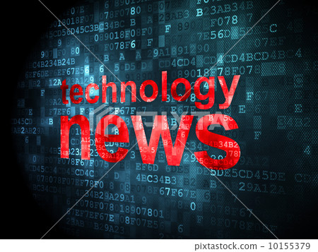 News concept: Technology News on digital background News concept: Technology News on digital background 10155379