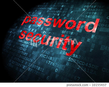 Safety concept: Password Security on digital background 10155437
