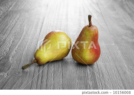 two colorful pears two colorful pears 10156008