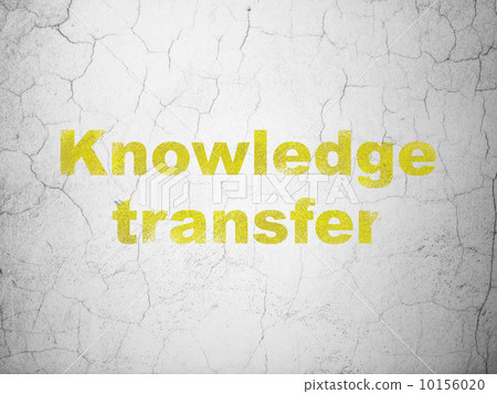Education concept: Knowledge Transfer on wall background 10156020