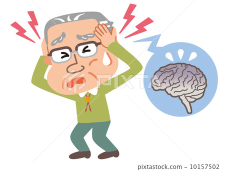 腦疾病老年人例證 腦疾病老年人例證 10157502