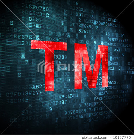 Law concept: Trademark on digital background 10157770